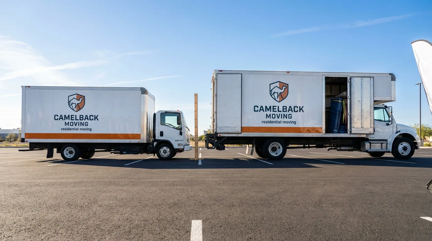 Moving truck size capacity guide in North Falmouth